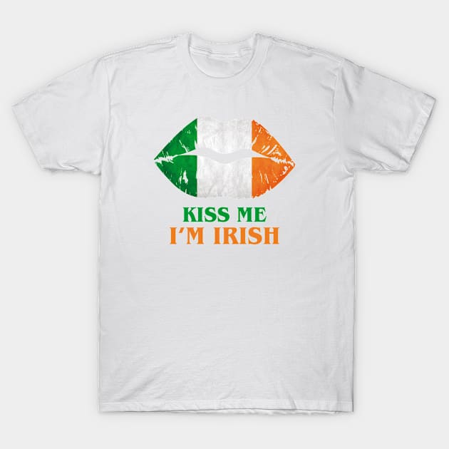 Kiss Me I'm Irish T-Shirt by Ferrazi